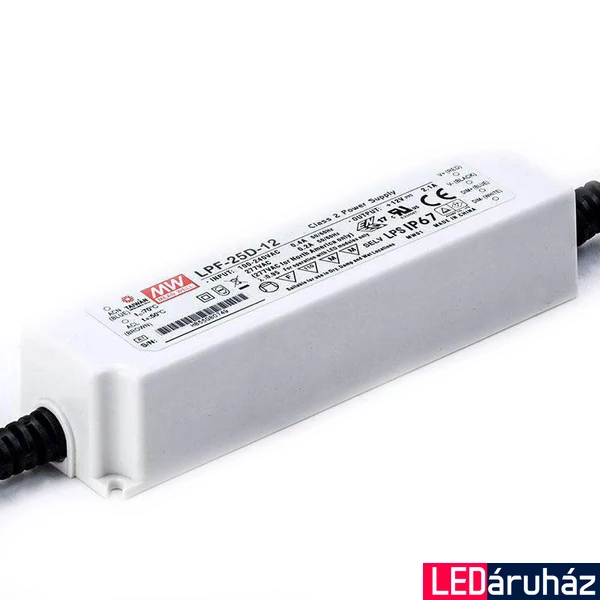 Mean Well LPF-25D-12 25W/12V/0-2.1A tápegység