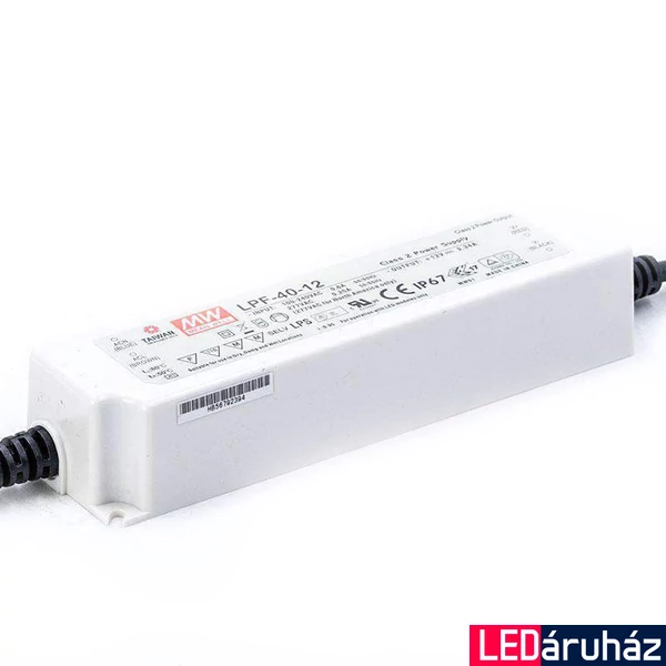 Mean Well LPF-40-12 40W/12V/0-3,34A tápegység