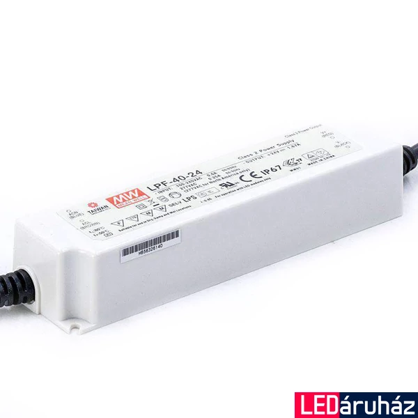 Mean Well LPF-40-24 40W/24V/0-1,67A tápegység