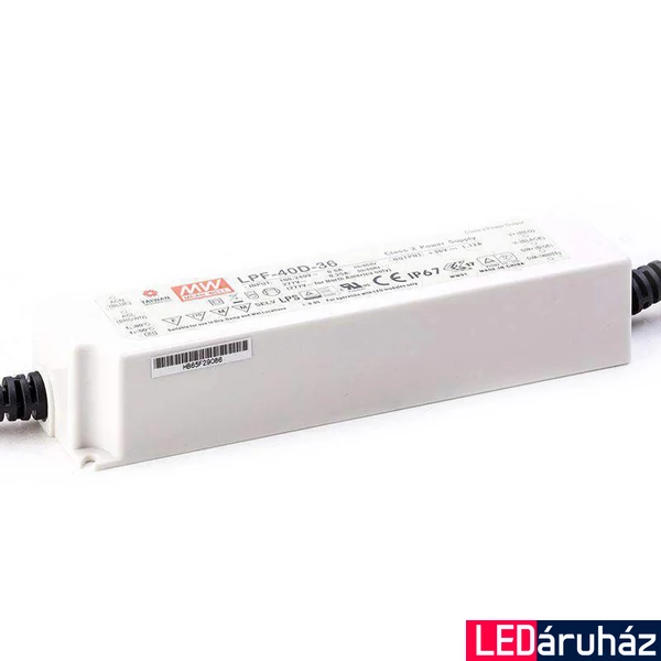 Mean Well LPF-40D-36 40W/36V/0-1,12A tápegység