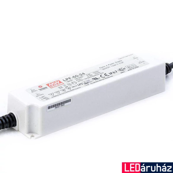 Mean Well LPF-60-24 60W/24V/0-2,5A tápegység