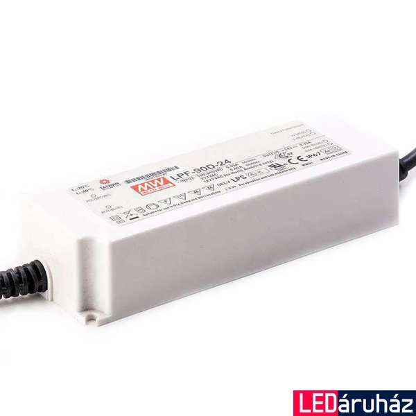 Mean Well LPF-90D-24 90W/24V/0-3.75A tápegység