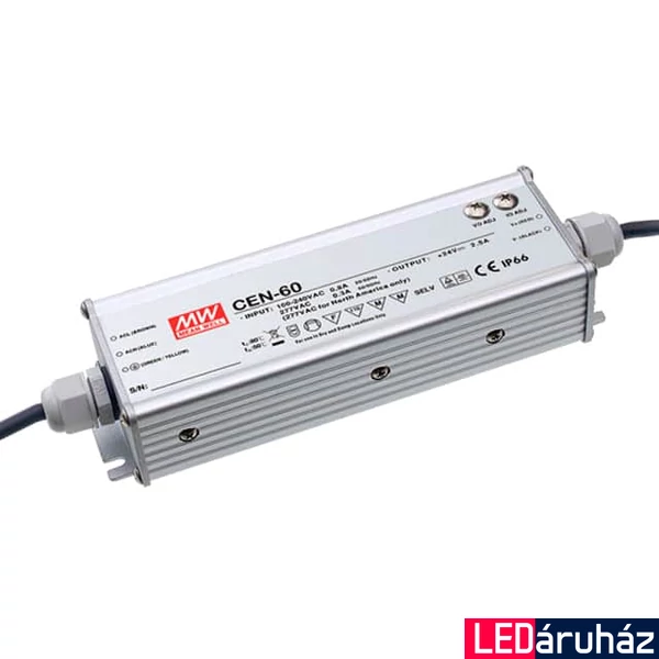 Mean Well CEN-60-48 60W/48V/0-1,3A tápegység