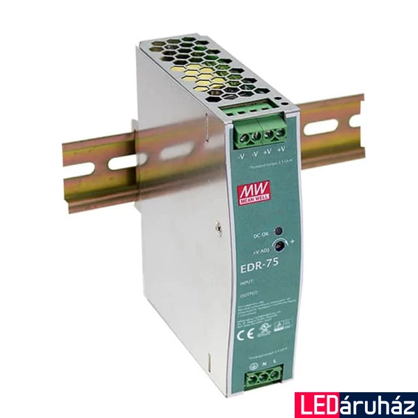 Mean Well EDR-75-48 75W/48V/0-1,6A tápegység