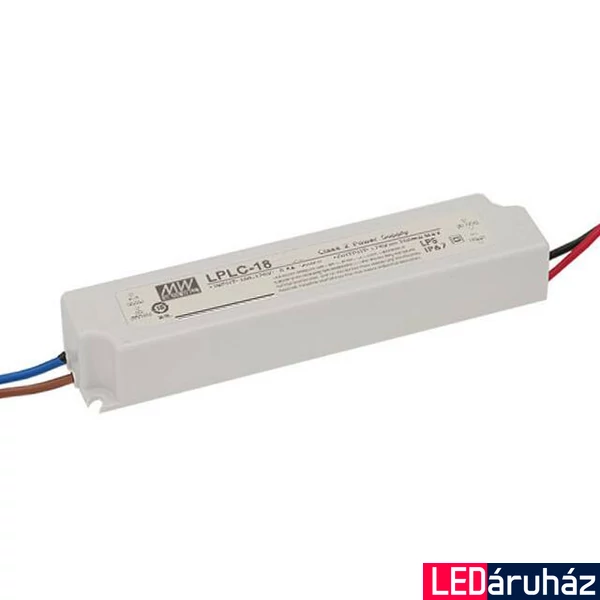 Mean Well LPLC-18-350 18W/6-48V/350mA áramgenerátoros tápegység