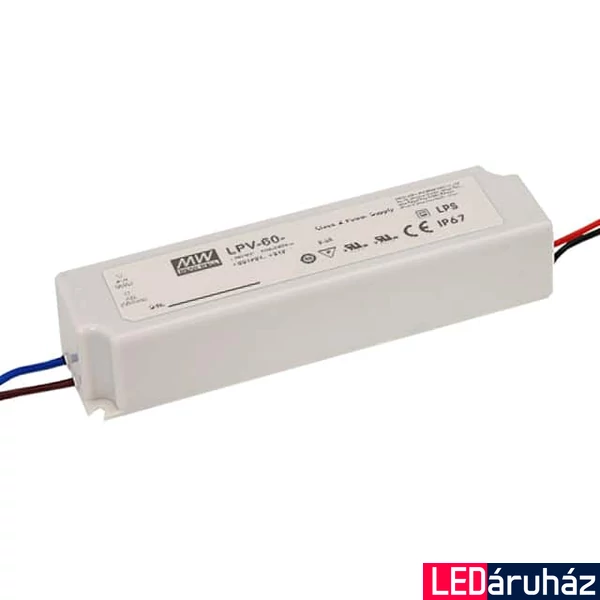 Mean Well LPV-60-12 60W/12V/0-5A tápegység