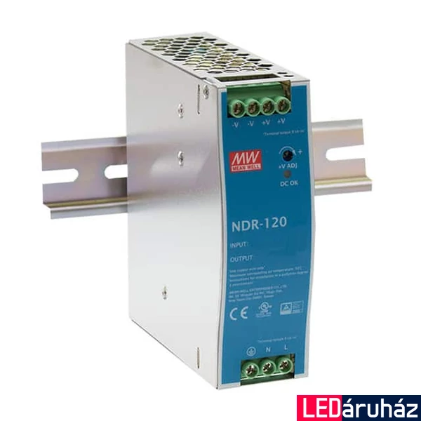 Mean Well NDR-120-48 120W/48V/0-2,5A tápegység