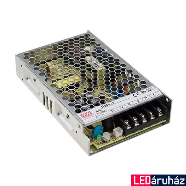 Mean Well RSP-75-12 75W/12V/0-6,3A tápegység