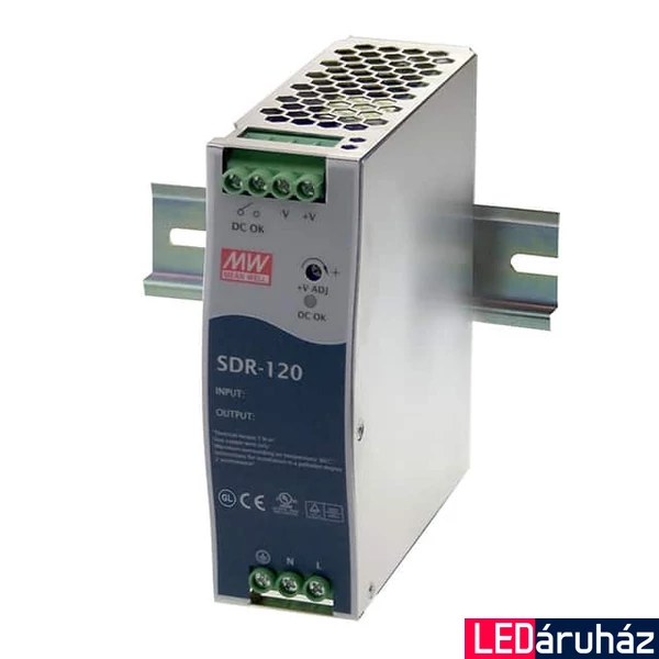 Mean Well SDR-120-48 120W/48V/0-2,5A tápegység