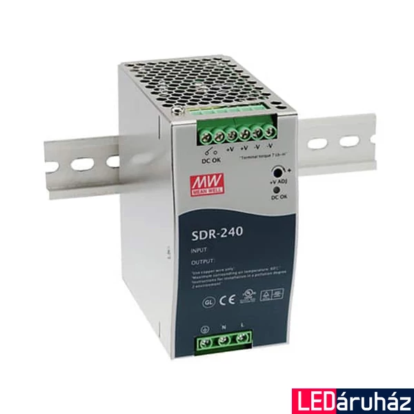 Mean Well SDR-240-48 240W/48V/0-5A tápegység