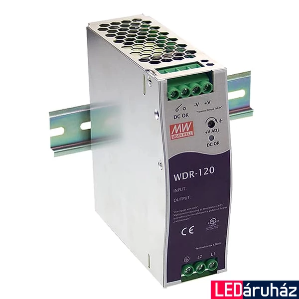 Mean Well WDR-120-48 120W/48V/0-2,5A tápegység