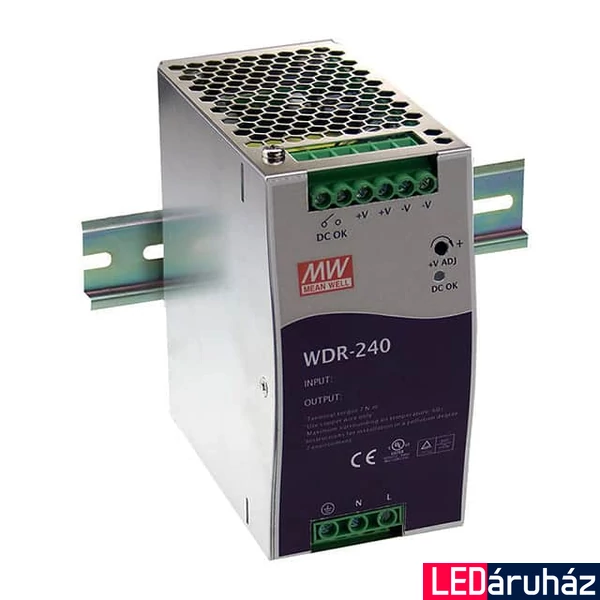 Mean Well WDR-240-48 240W/48V/0-5A tápegység