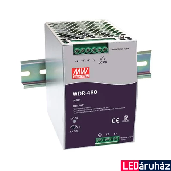 Mean Well WDR-480-48 480W/48V/0-10A tápegység