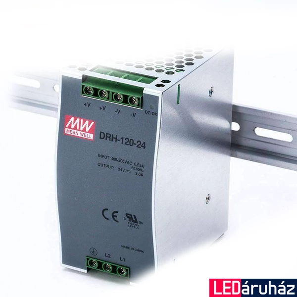 Mean Well DRH-120-24 120W/24V/0-5A tápegység