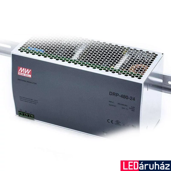 Mean Well DRP-480-24 480W/24V/0-20A tápegység