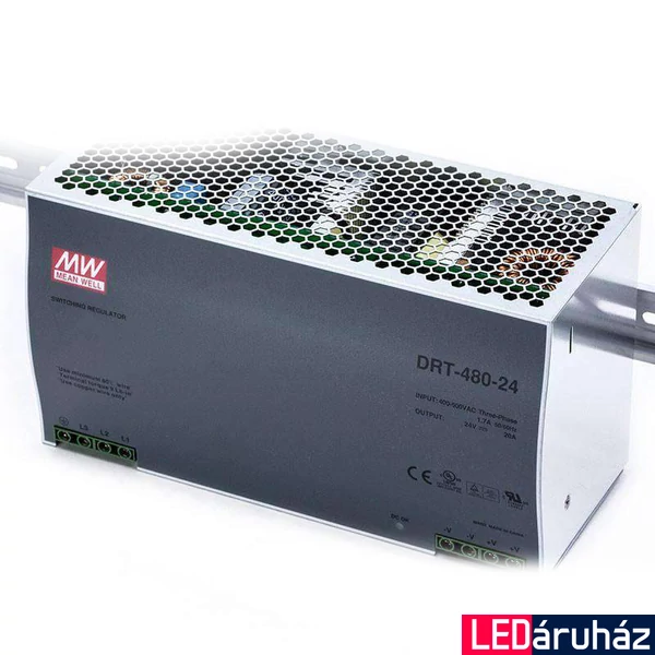 Mean Well DRT-480-24 480W/24V/0-20A tápegység