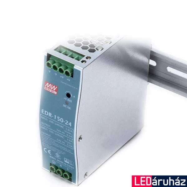 Mean Well EDR-150-24 150W/24V/0-6,5A tápegység