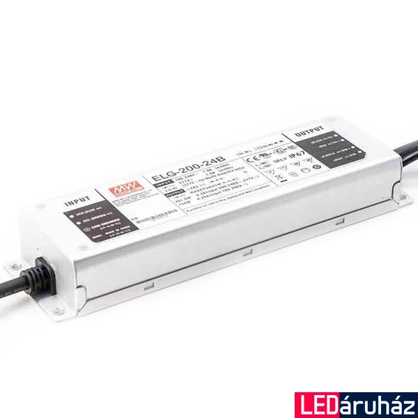 Mean Well ELG-200-24B 200W/24V/0-8,4A tápegység
