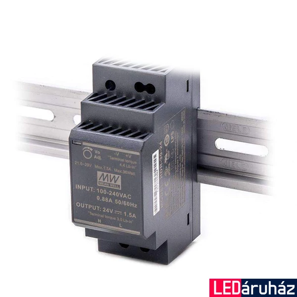 Mean Well HDR-30-24 0-1,5A tápegység