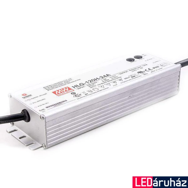 Mean Well HLG-120H-24A 120W/24V/0-5A tápegység
