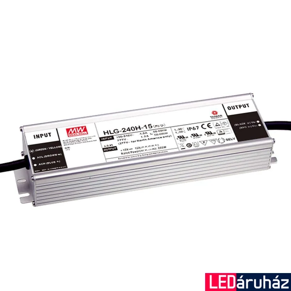 Mean Well HLG-240H-12A 240W/12V/0-16A tápegység