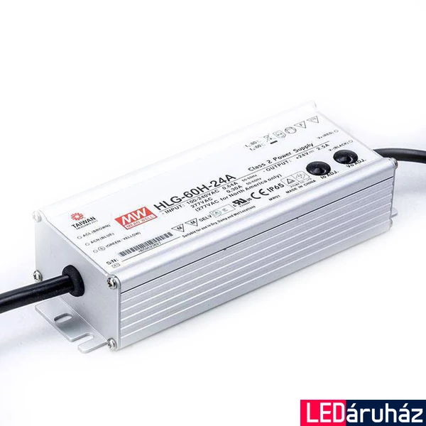 Mean Well HLG-60H-24A 60W/24V/0-2.5A tápegység