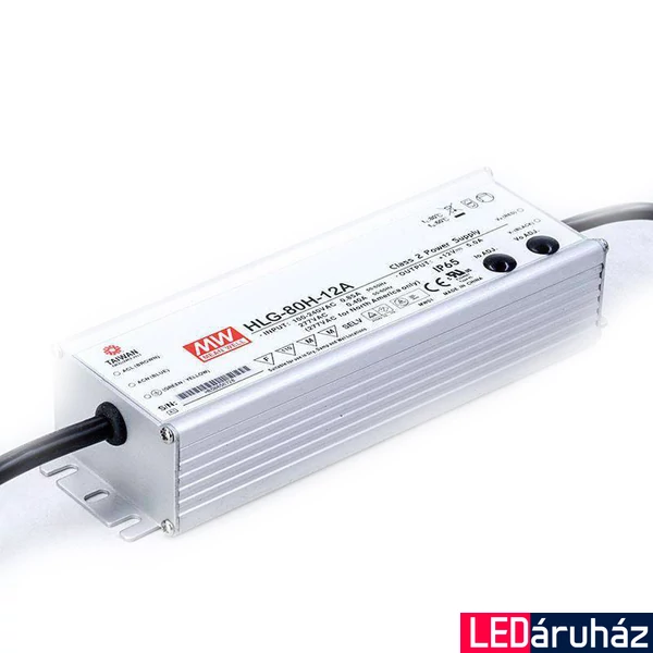 Mean Well HLG-80H-12A 80W/12V/0-5A tápegység