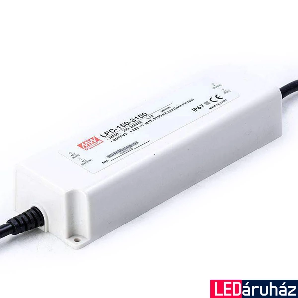 Mean Well LPC-150-3150 150W/24-48V/3150mA áramgenerátoros tápegység