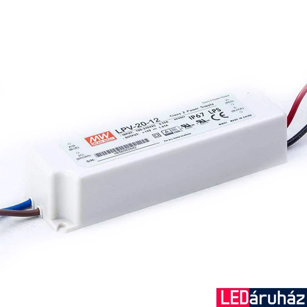 Mean Well LPV-20-12 20W/12V/0-1,67A tápegység