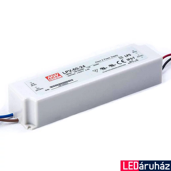 Mean Well LPV-60-24 60W/24V/0-2,5A tápegység