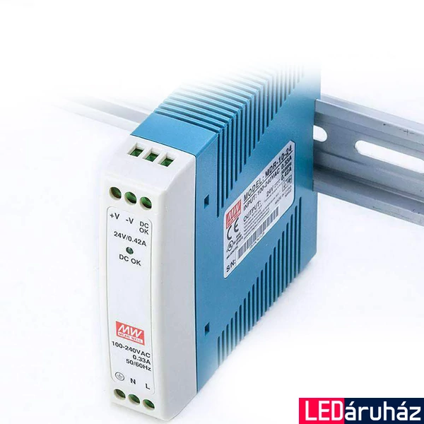 Mean Well MDR-10-24 10W/24V/0- tápegység