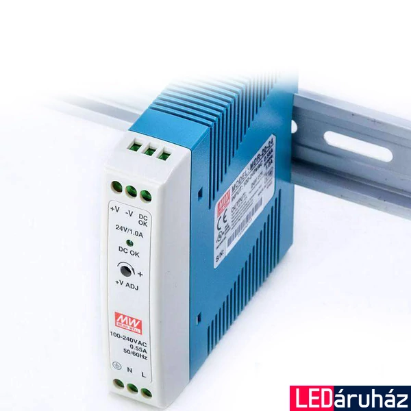 Mean Well MDR-20-24 20W/24V/0- tápegység