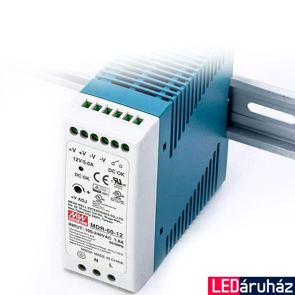 Mean Well MDR-60-12 60W/12V/0- tápegység
