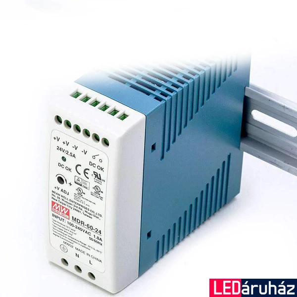 Mean Well MDR-60-24 60W/24V/0- tápegység