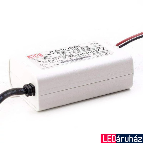 Mean Well PCD-16-1050B 16W/12-16V/1050mA áramgenerátoros tápegység