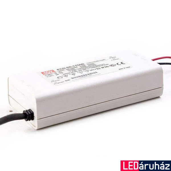 Mean Well PCD-60-1750B 60W/20-34V/1750mA áramgenerátoros tápegység