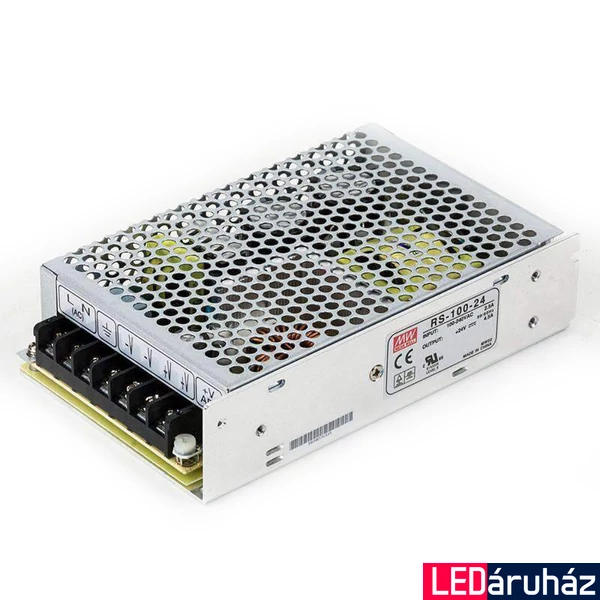 Mean Well RS-100-24 100W/24V/0-4,5A tápegység