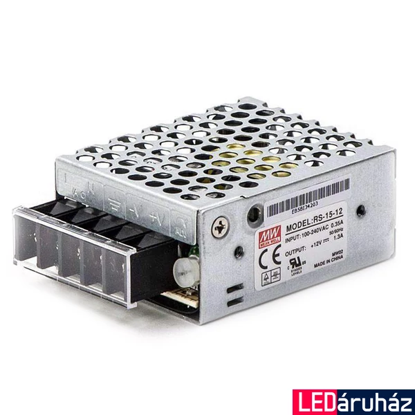 Mean Well RS-15-12 15W/12V/0-1,3A tápegység