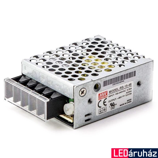 Mean Well RS-15-48 15W/48V/0-0,313A tápegység