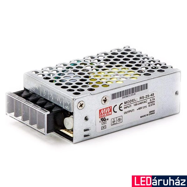 Mean Well RS-25-48 25W/48V/0-0,57A tápegység