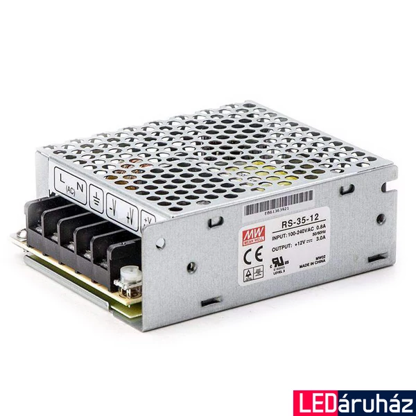 Mean Well RS-35-12 35W/12V/0-3A tápegység
