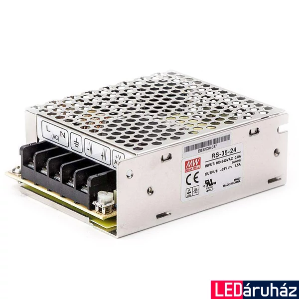 Mean Well RS-35-24 35W/24V/0-1,5A tápegység