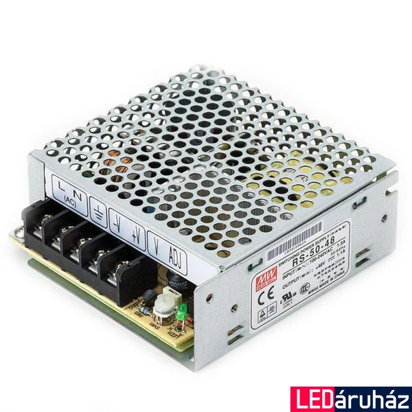 Mean Well RS-50-48 50W/48V/0-1,1A tápegység