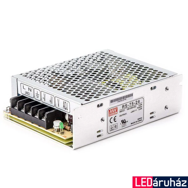 Mean Well RS-75-24 75W/24V/0-3,2A tápegység