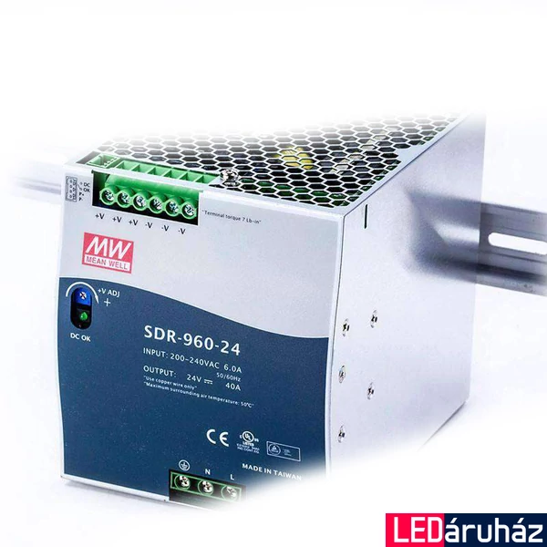 Mean Well SDR-960-24 960W/24V/0-40A tápegység