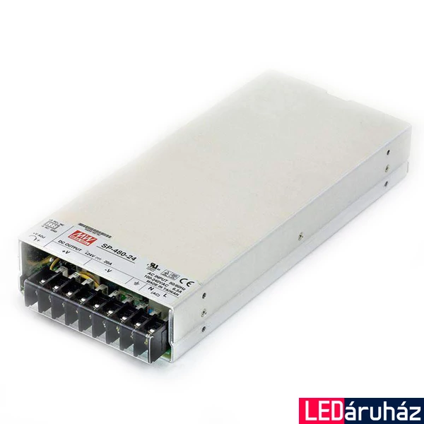 Mean Well SP-480-24 480W/24V/0-22A tápegység