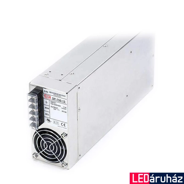 Mean Well SP-750-12 750W/12V/0-62,5A tápegység