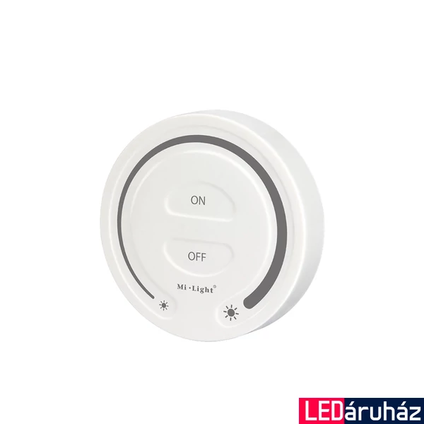 Mi-Light FUT087 körérintős dimmer panel, RF távirányító, elemes