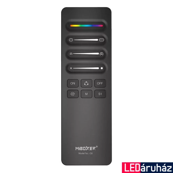 Mi-Light MIBOXER SPI távirányító, fekete