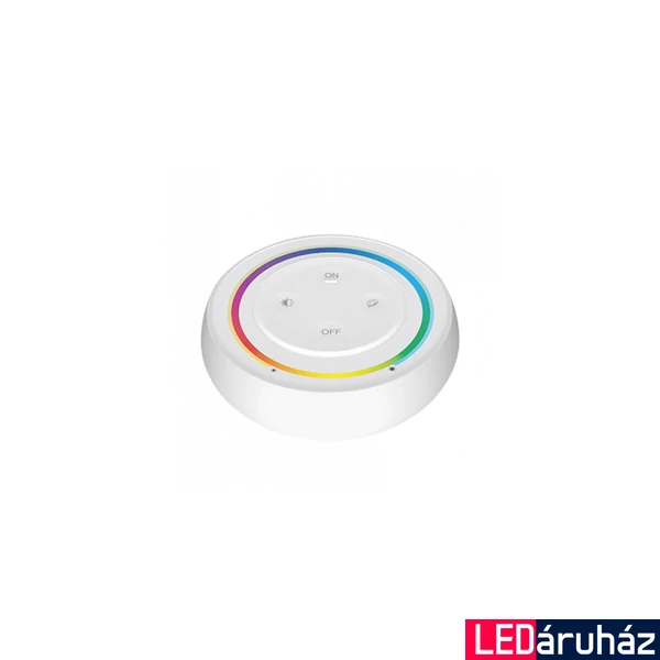 Mi-Light FUTS2-W RGB+CCT mágneses fali okos távirányító, 2,4GHz, 3V, elemes, fehér